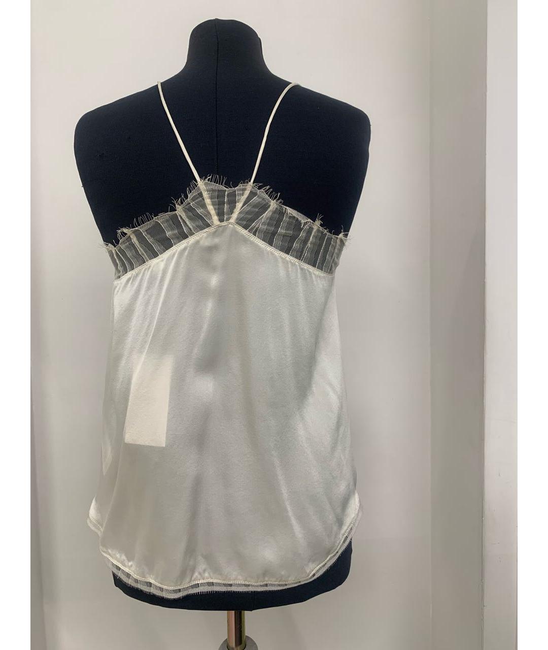 IRO Бежевая шелковая майка, фото 3