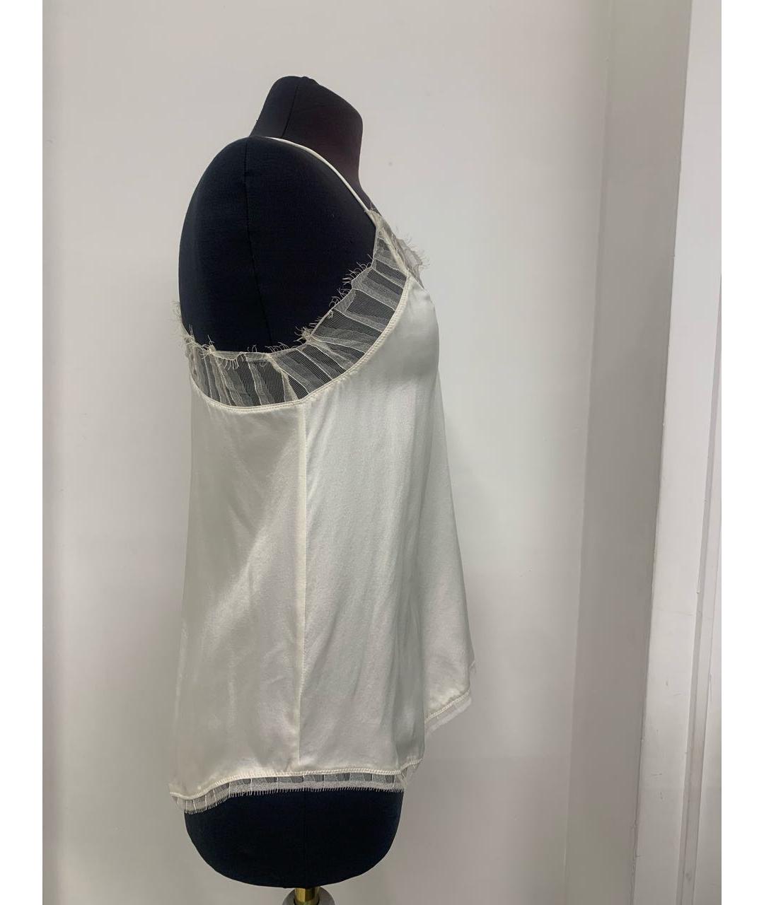 IRO Бежевая шелковая майка, фото 4