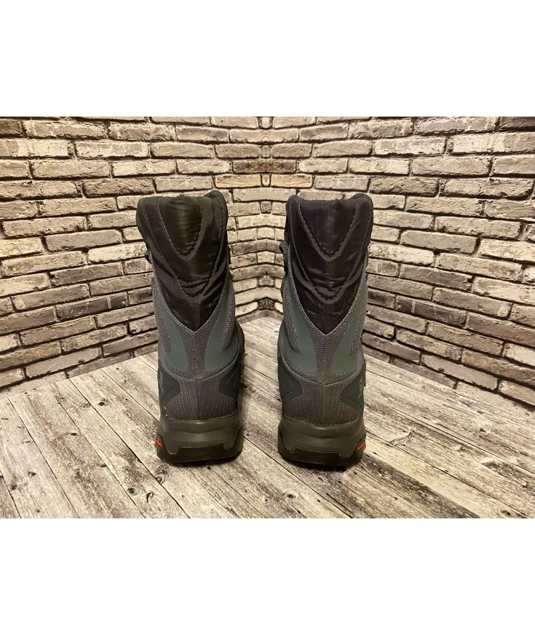 SALOMON Серые синтетические ботинки, фото 4