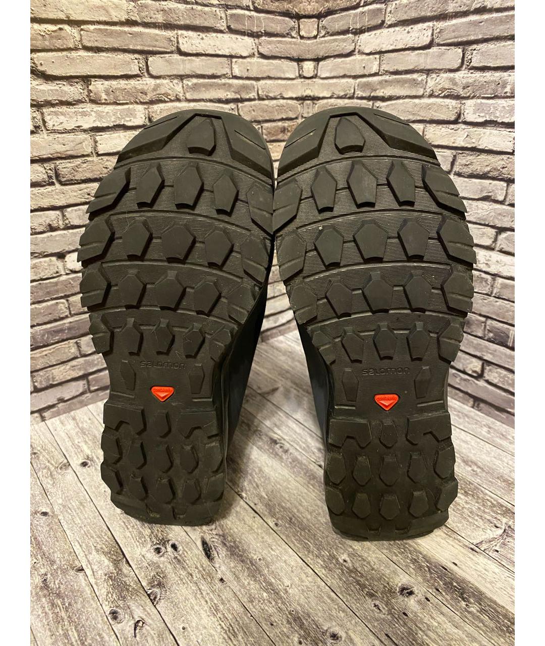 SALOMON Серые синтетические ботинки, фото 3