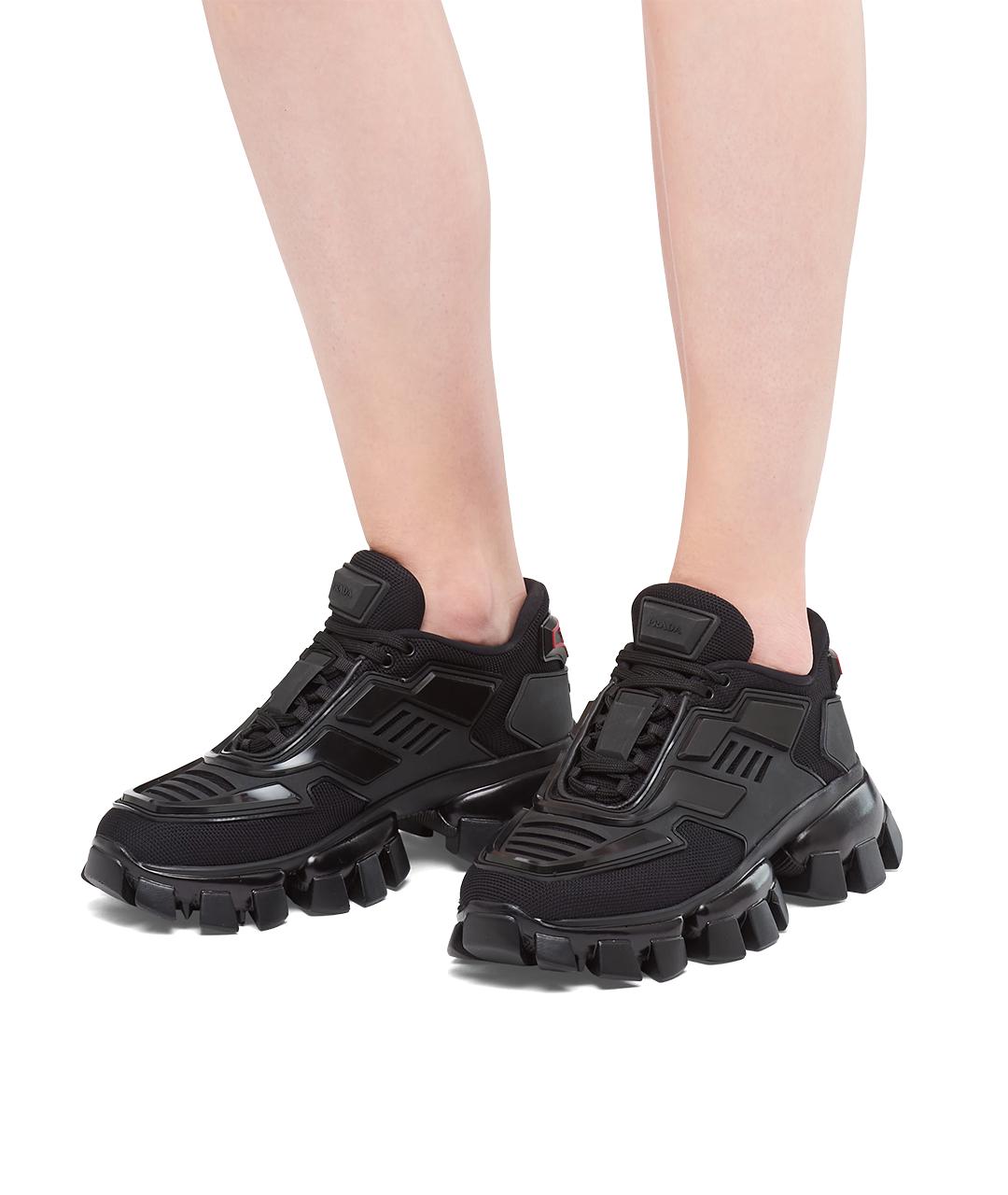 PRADA Черные кроссовки, фото 6