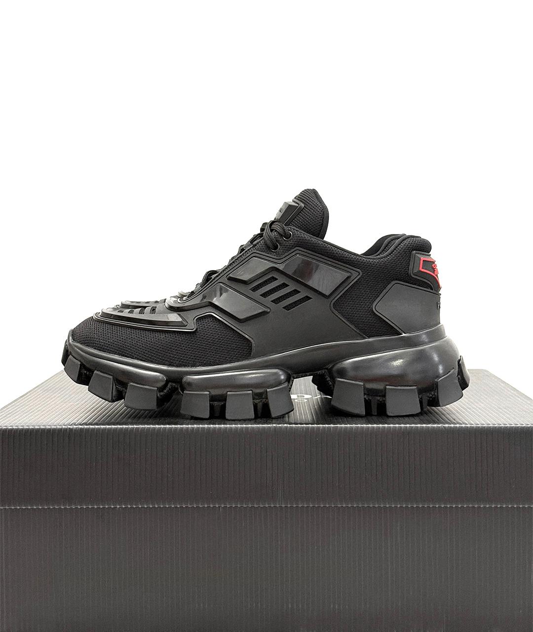 PRADA Черные кроссовки, фото 4