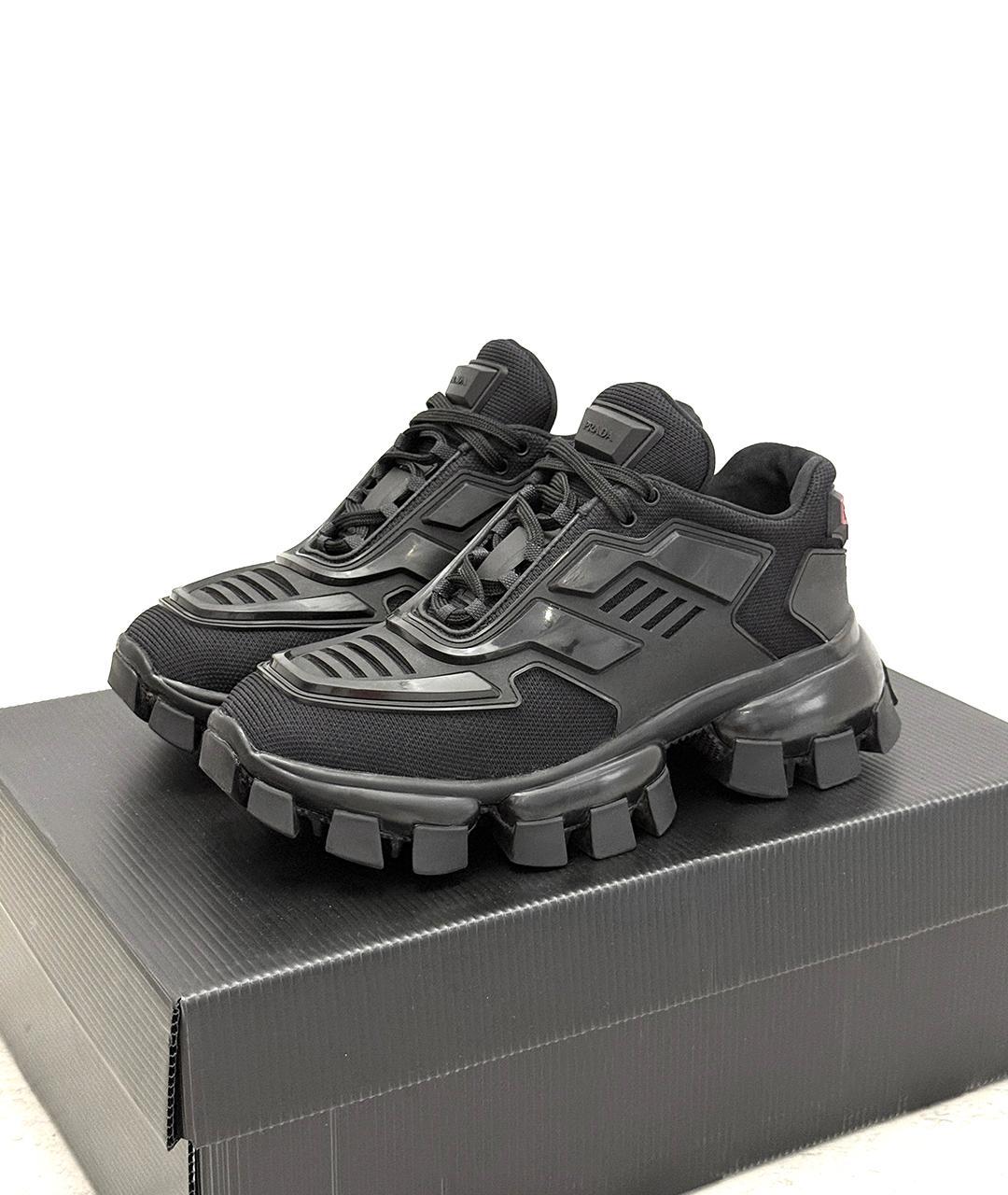 PRADA Черные кроссовки, фото 2