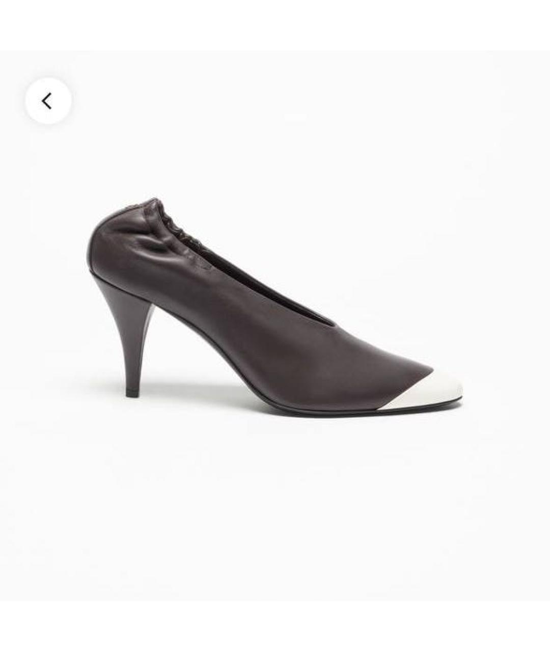 CHANEL Черные кожаные туфли, фото 4