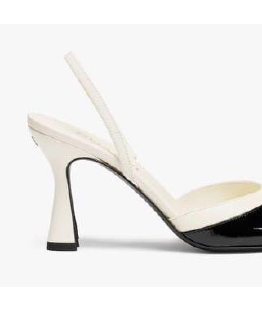 CHANEL Белые кожаные туфли, фото 2