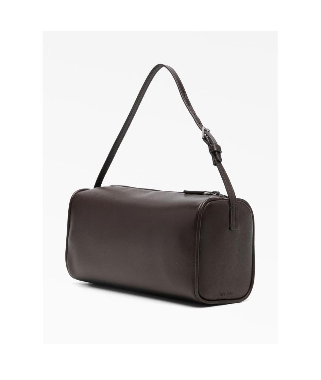 THE ROW Коричневая кожаная сумка с короткими ручками, фото 2