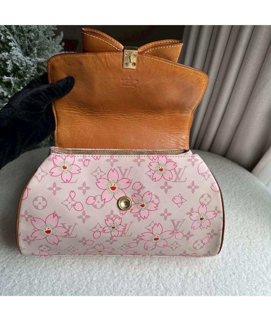 LOUIS VUITTON Розовая сумка с короткими ручками, фото 5