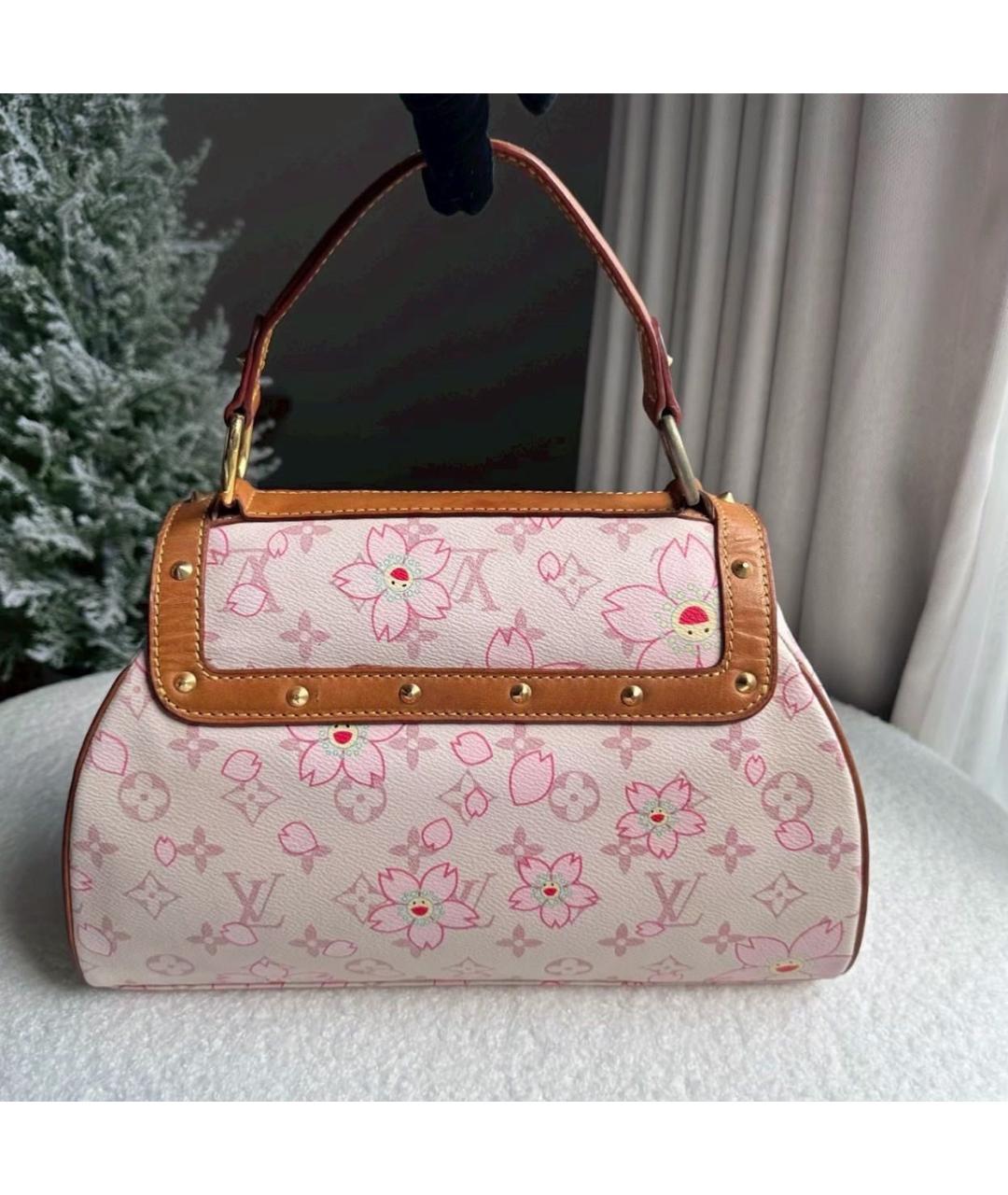 LOUIS VUITTON Розовая сумка с короткими ручками, фото 3