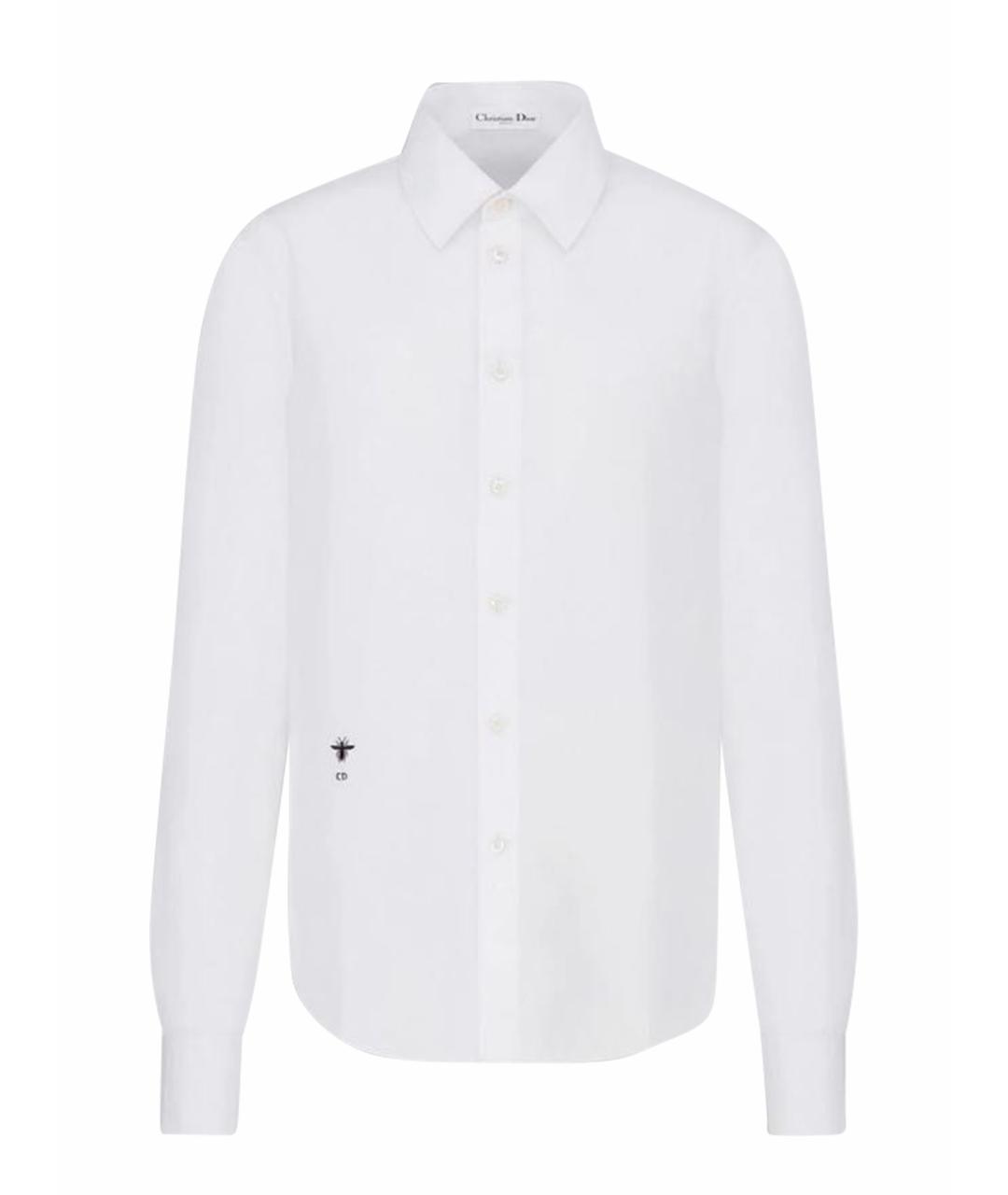 CHRISTIAN DIOR Белая хлопковая рубашка, фото 1