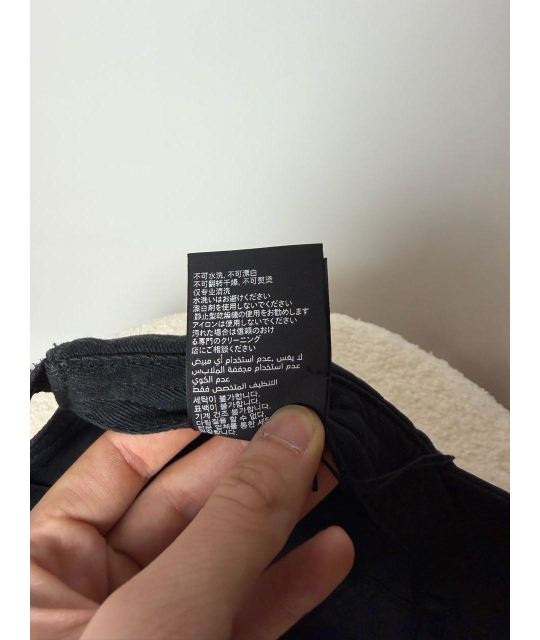 BALENCIAGA Черная хлопковая кепка, фото 7