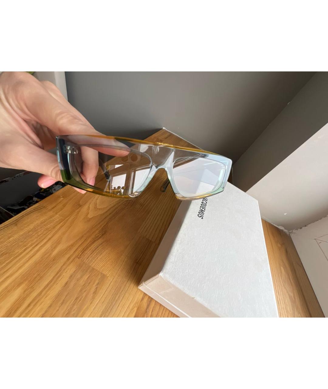 JACQUEMUS Мульти пластиковые солнцезащитные очки, фото 8