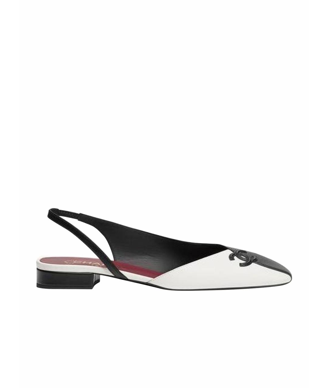 CHANEL Черные кожаные туфли, фото 1