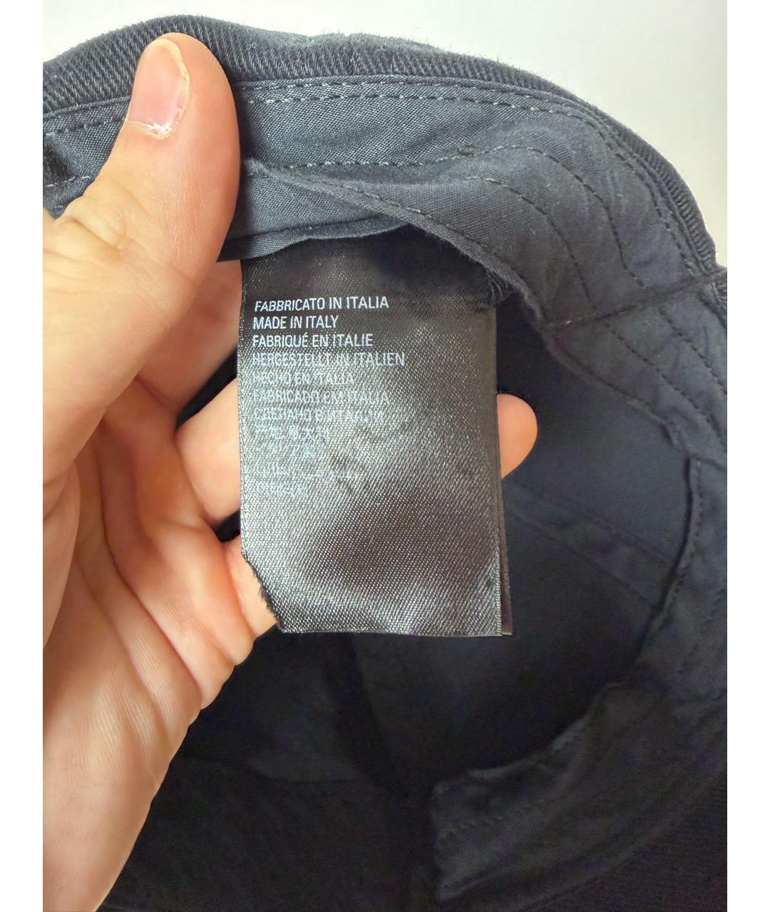 BALENCIAGA Черная хлопковая кепка, фото 7