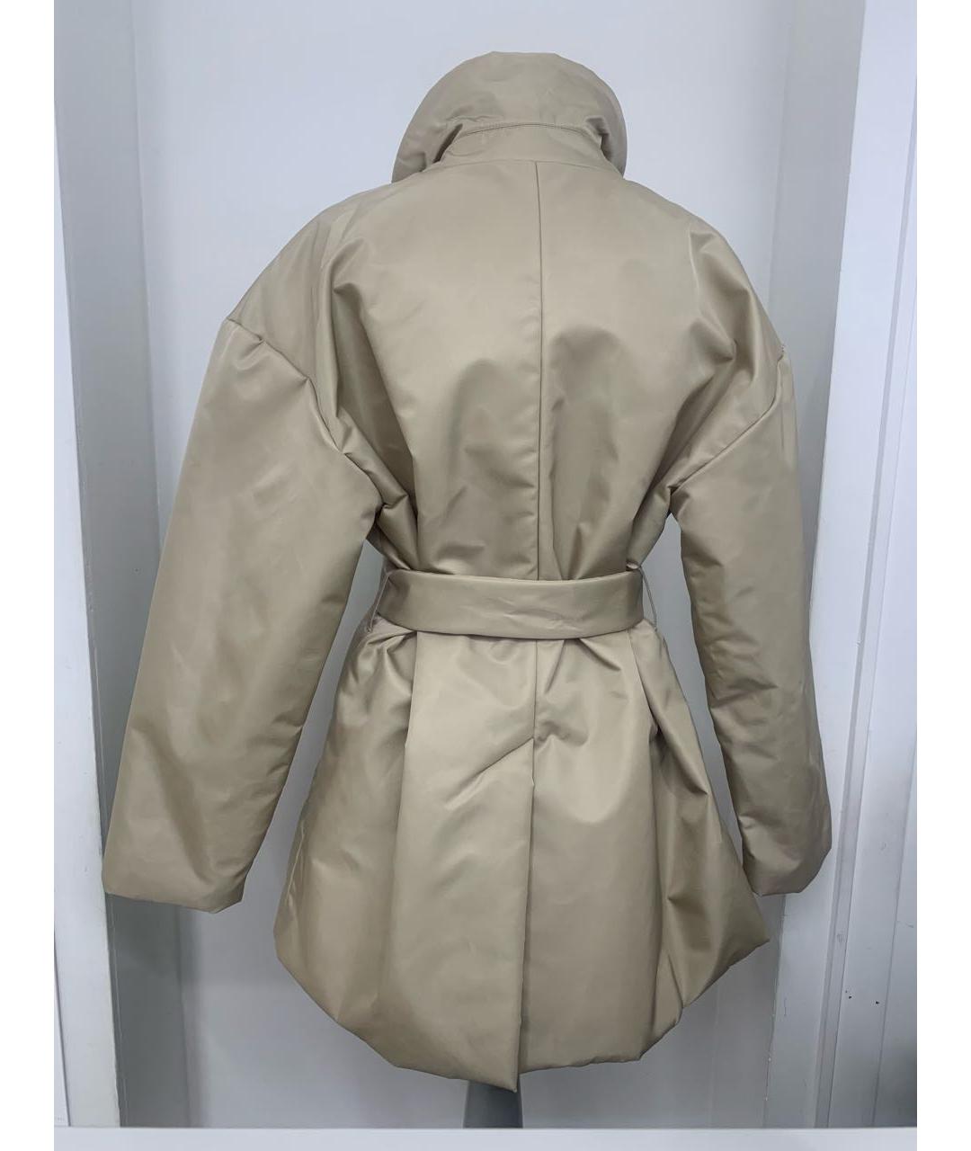 NANUSHKA Бежевая полиамидовая куртка, фото 4
