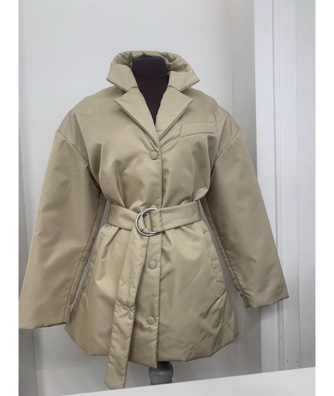 NANUSHKA Бежевая полиамидовая куртка, фото 2