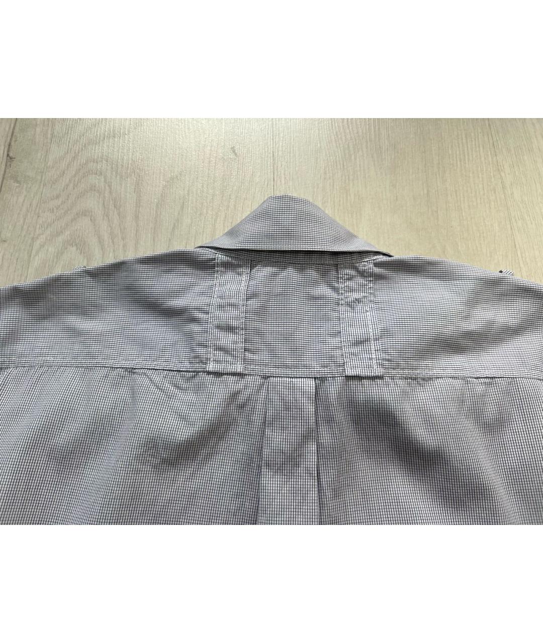 RAG & BONE Голубая хлопковая кэжуал рубашка, фото 7