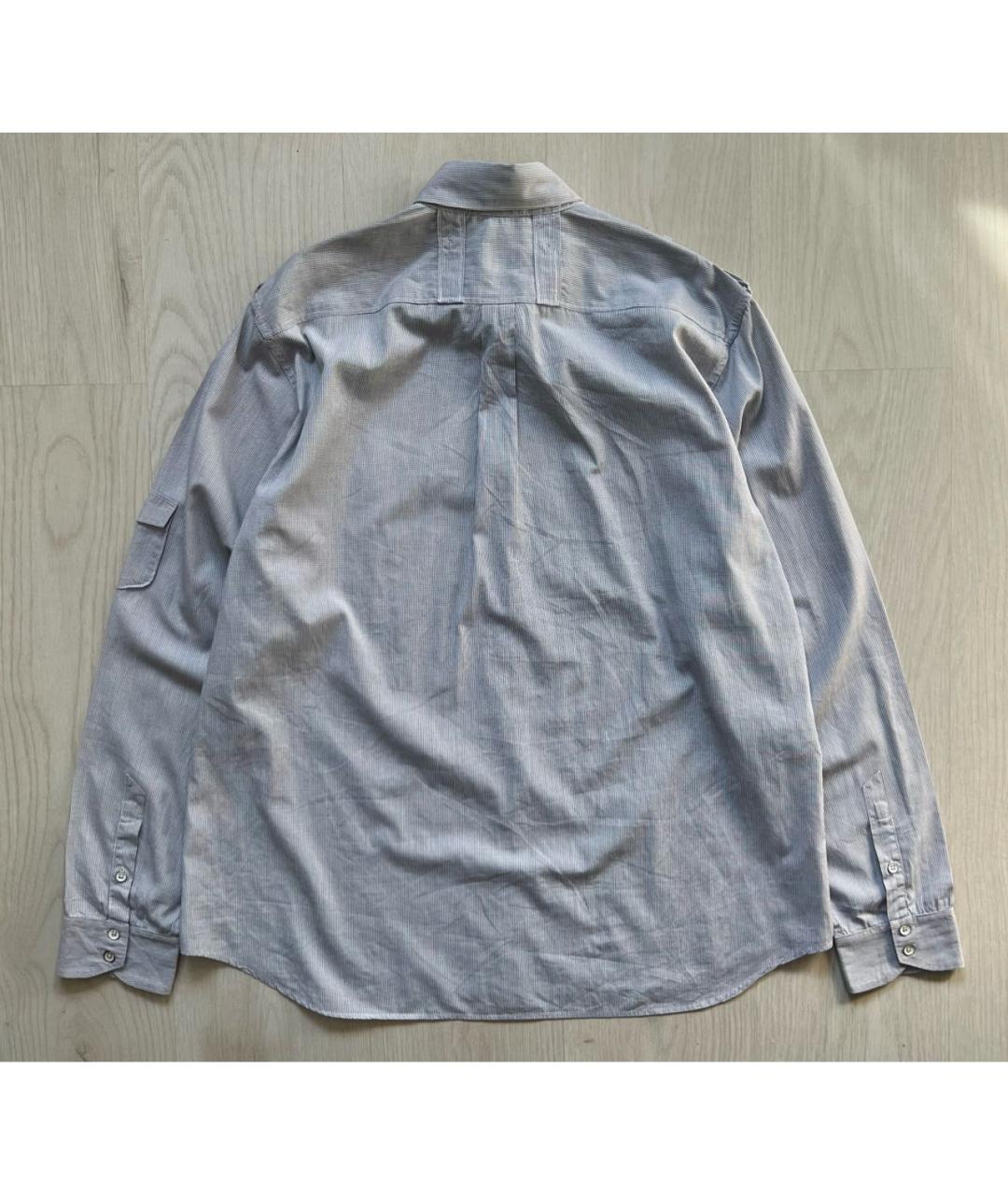 RAG & BONE Голубая хлопковая кэжуал рубашка, фото 2