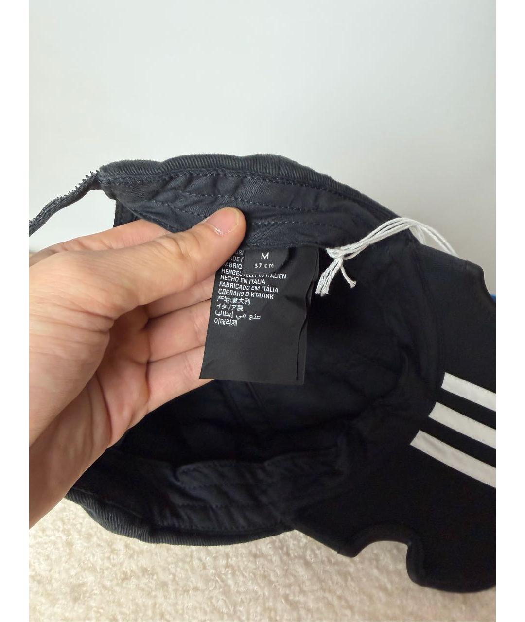 BALENCIAGA Черная хлопковая кепка, фото 6