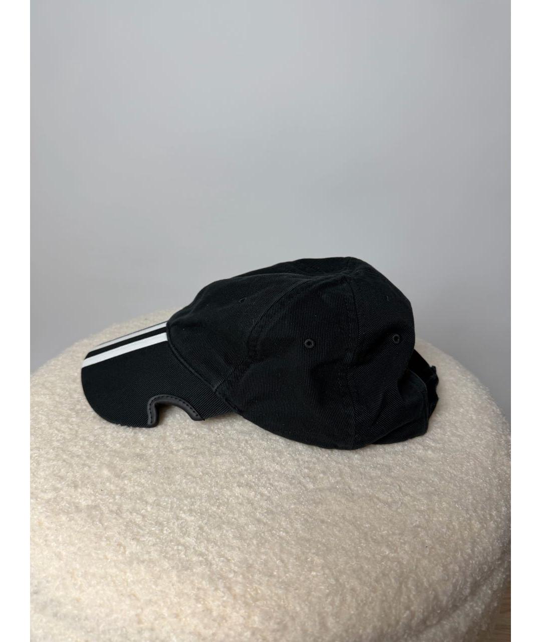 BALENCIAGA Черная хлопковая кепка, фото 3