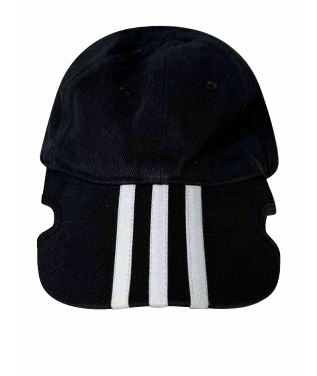 BALENCIAGA Черная хлопковая кепка, фото 1