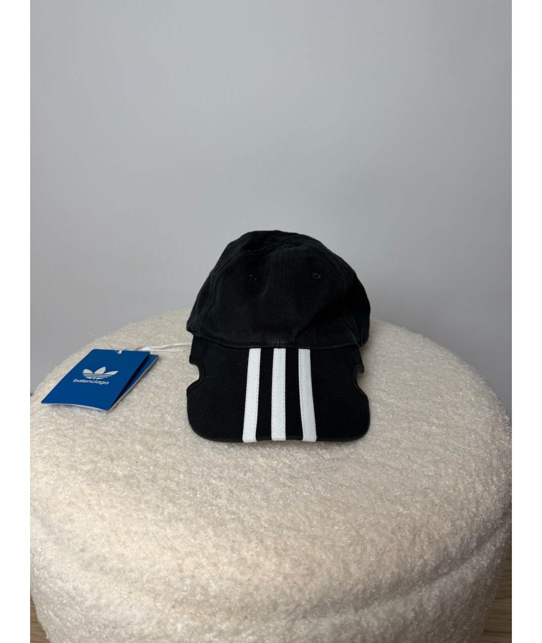 BALENCIAGA Черная хлопковая кепка, фото 9