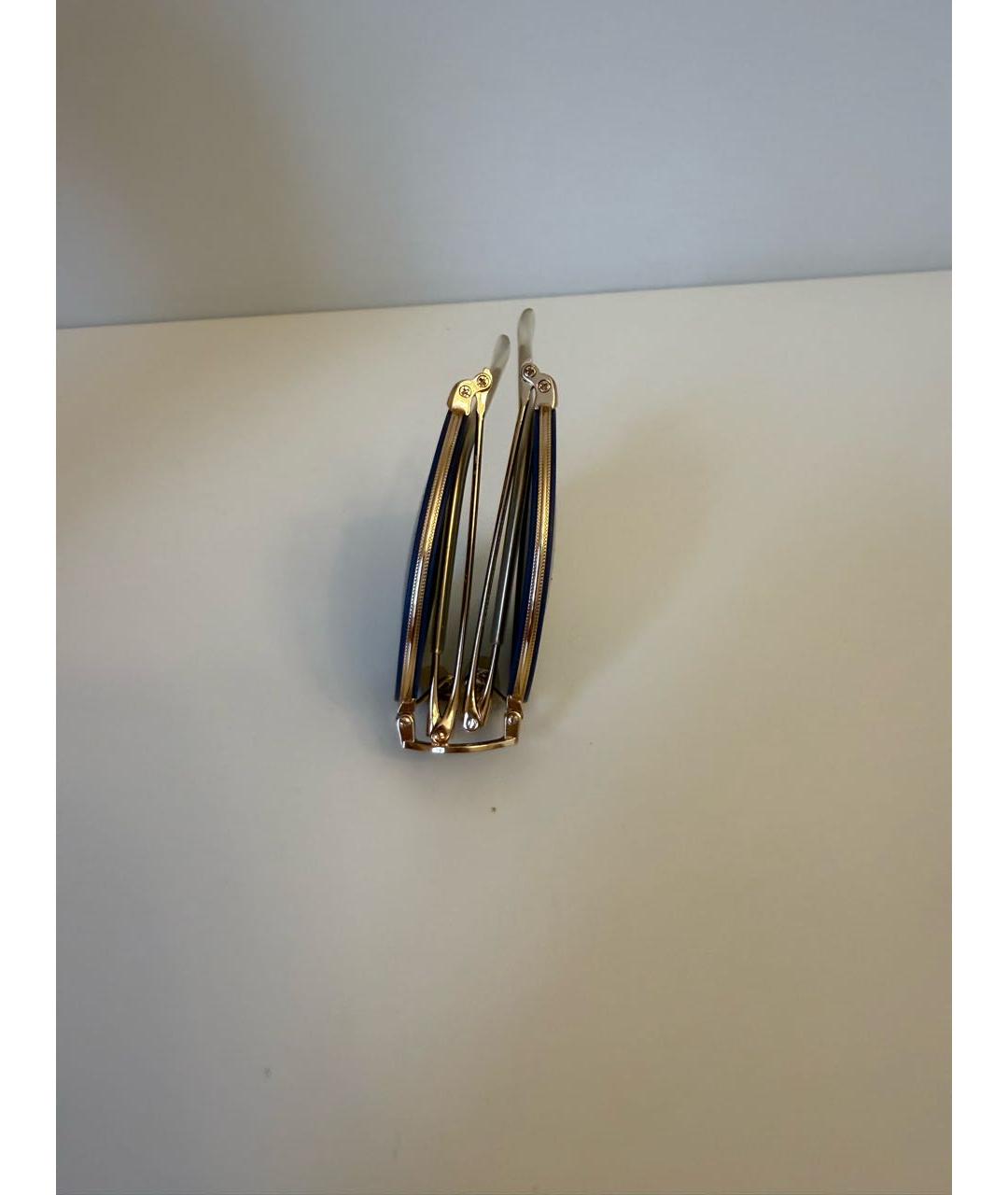 RAY BAN Голубые металлические солнцезащитные очки, фото 6