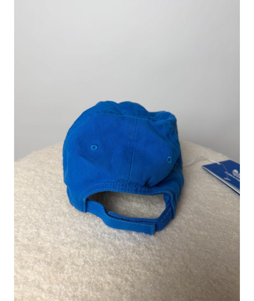 BALENCIAGA Синяя хлопковая кепка, фото 4