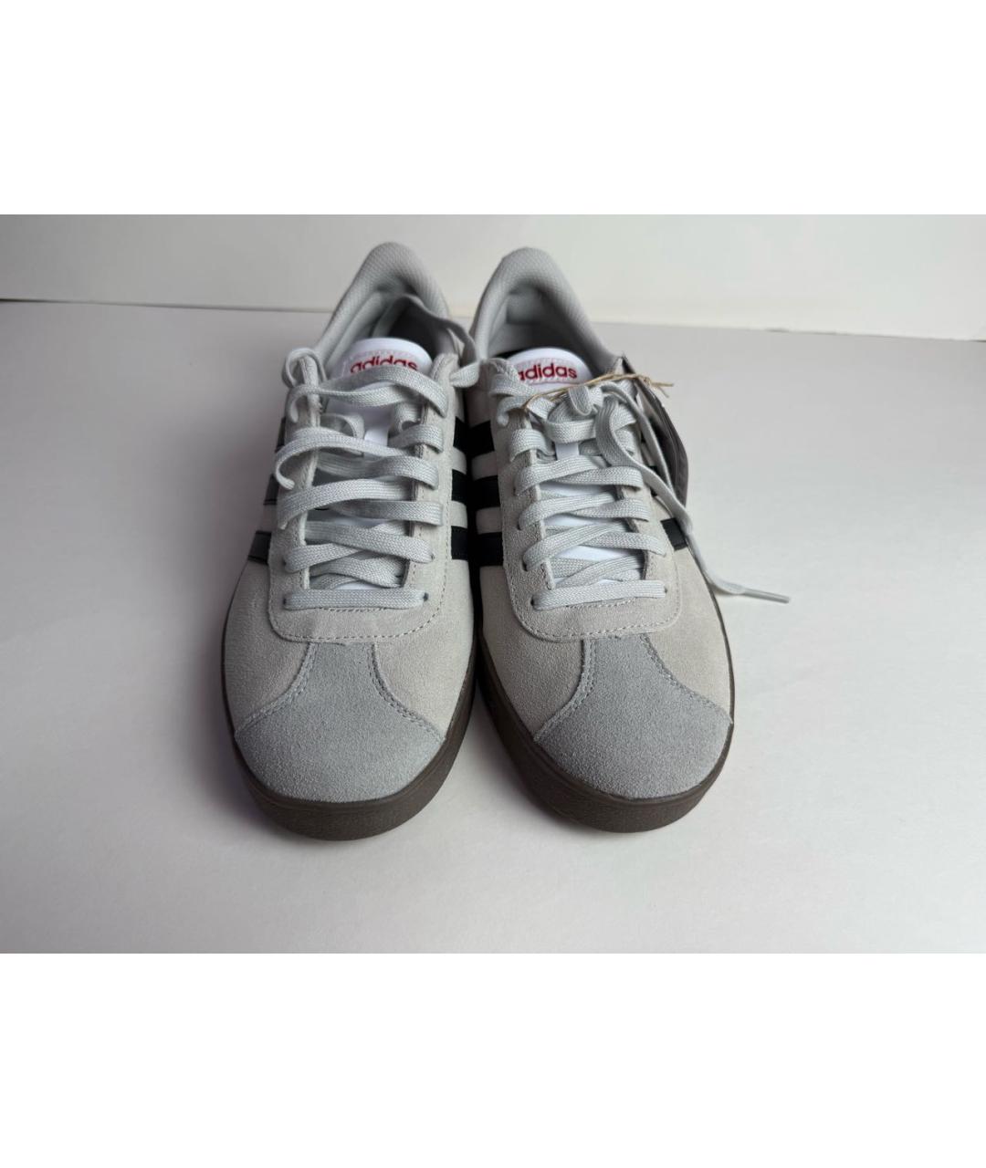 ADIDAS Бежевые замшевые низкие кроссовки / кеды, фото 2