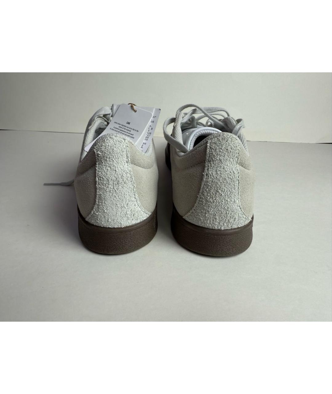 ADIDAS Бежевые замшевые низкие кроссовки / кеды, фото 4