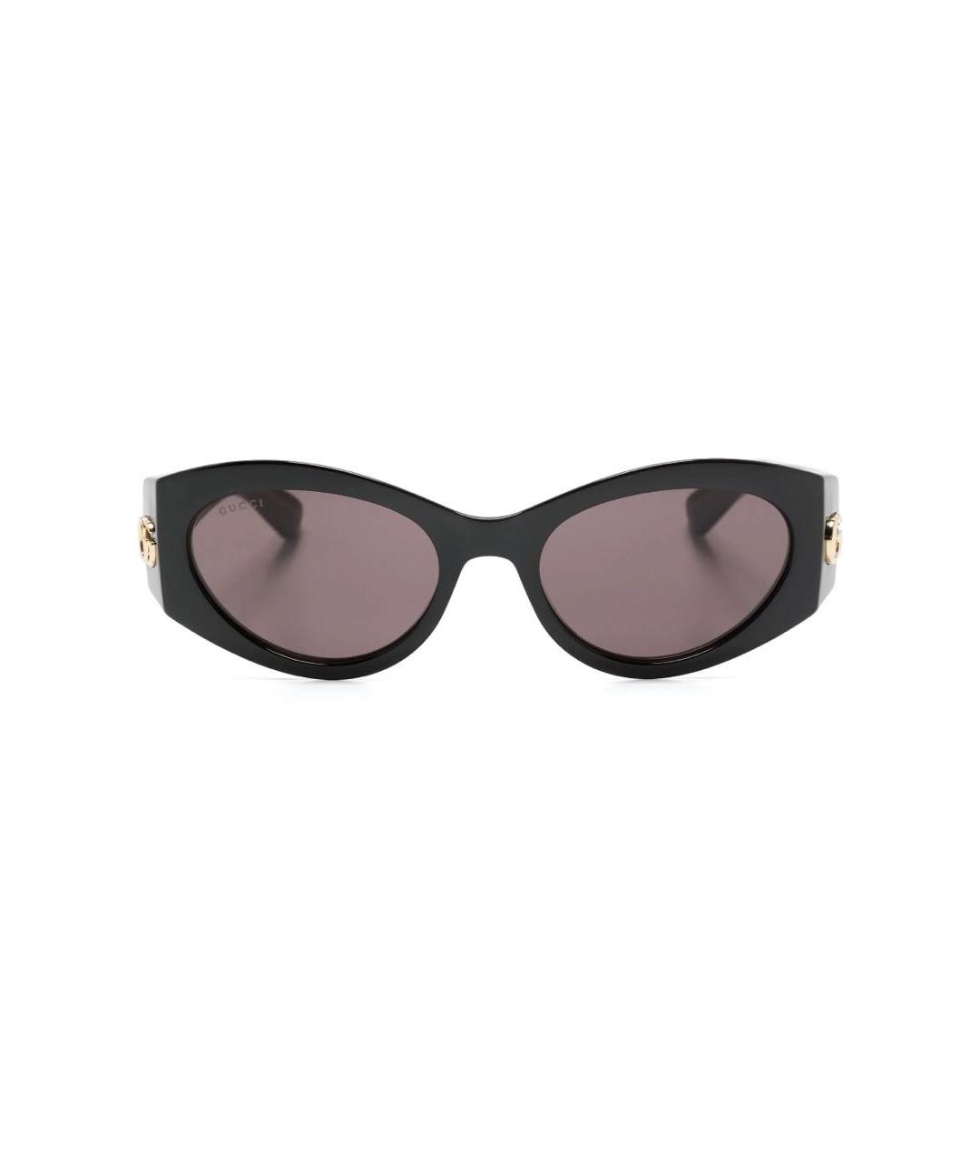 GUCCI Черные пластиковые солнцезащитные очки, фото 2