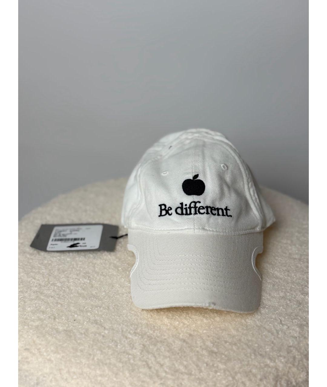 BALENCIAGA Белая хлопковая кепка, фото 9