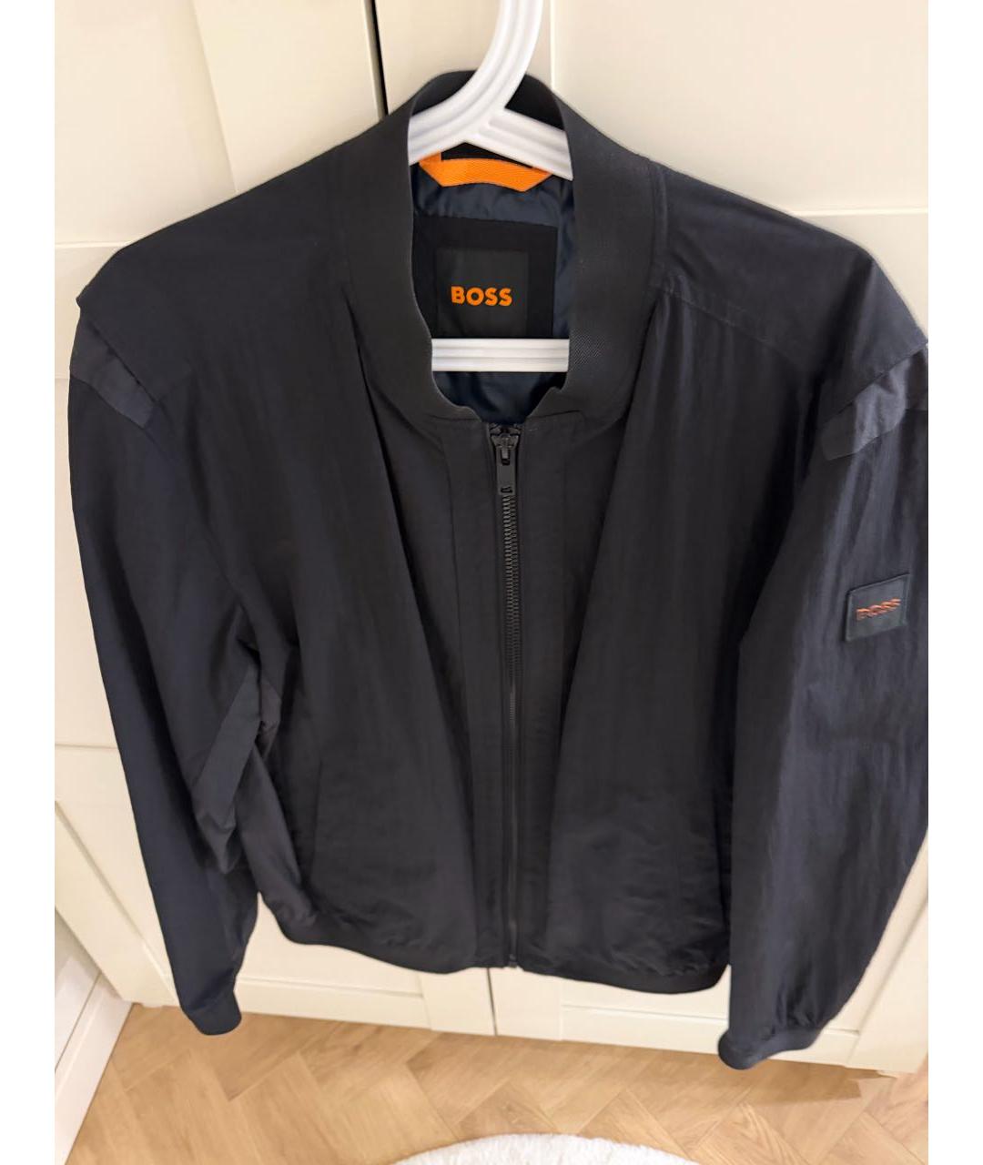 HUGO BOSS Черная полиамидовая куртка, фото 4