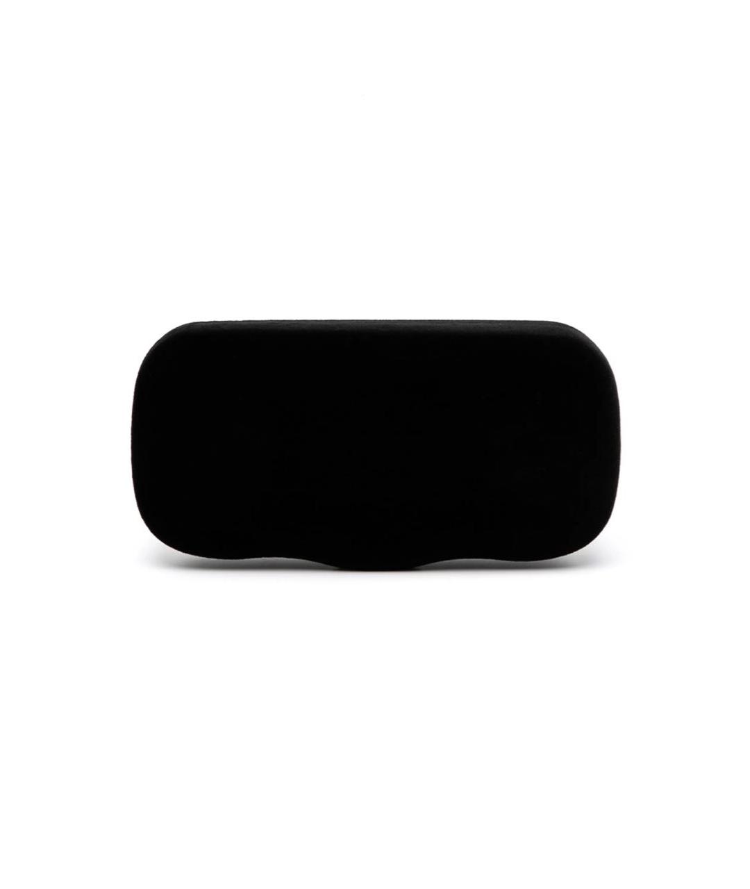 LINDA FARROW Черные пластиковые солнцезащитные очки, фото 3