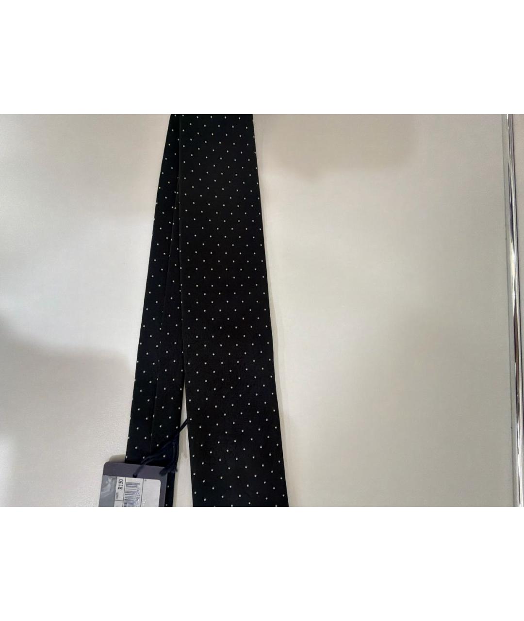 PRADA Черный шелковый галстук, фото 4