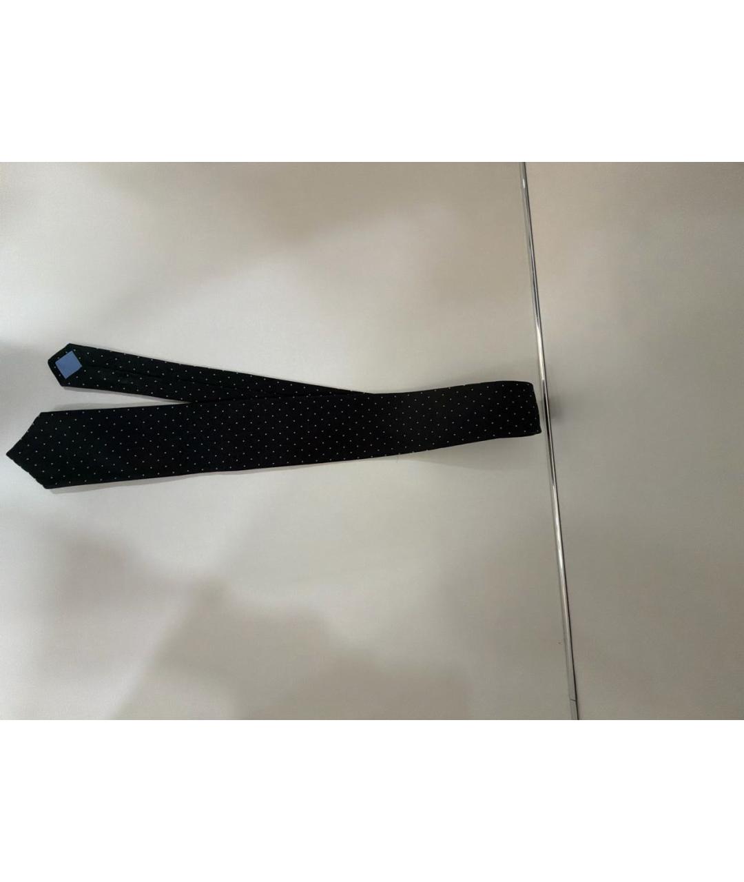 PRADA Черный шелковый галстук, фото 6