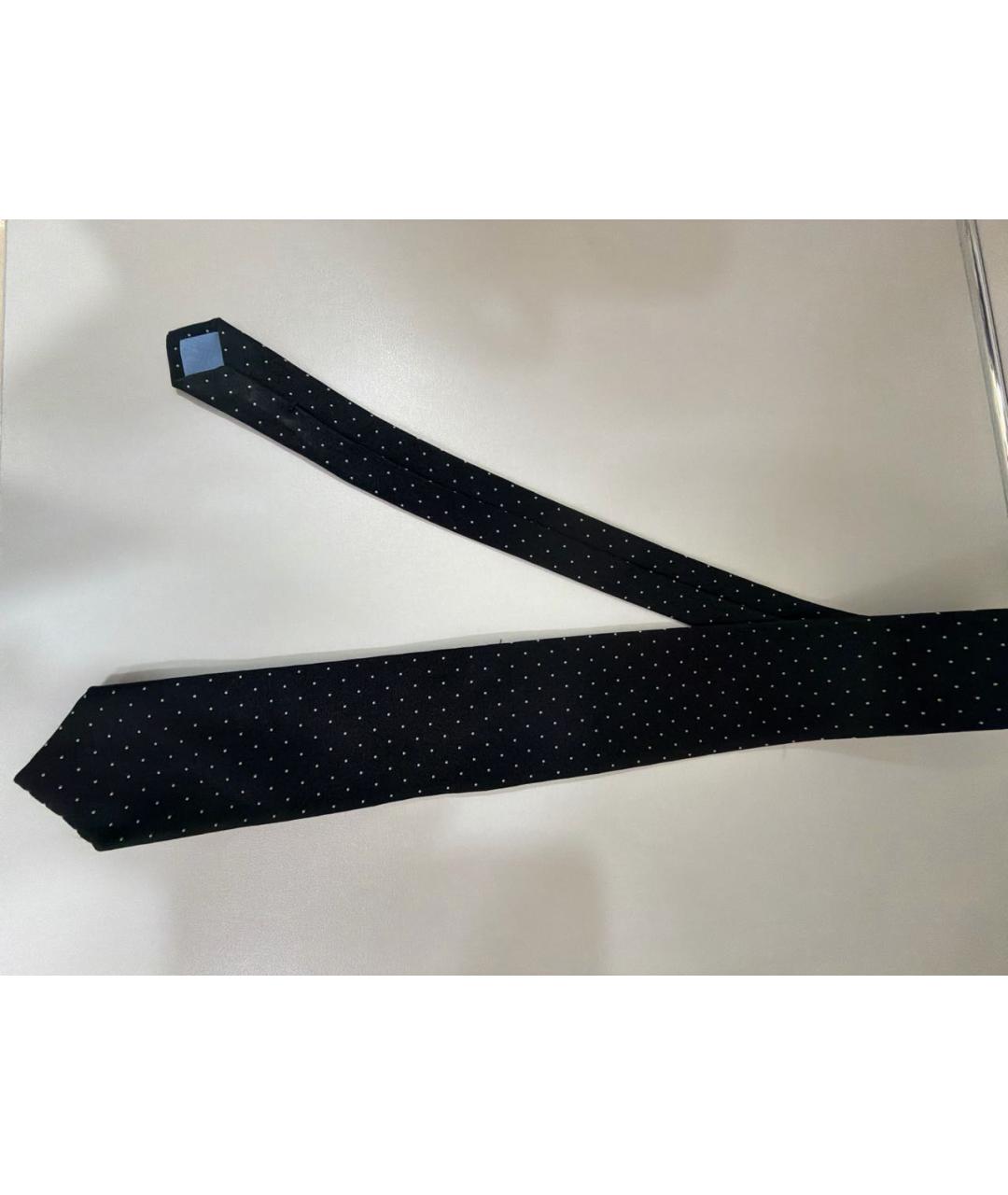 PRADA Черный шелковый галстук, фото 2