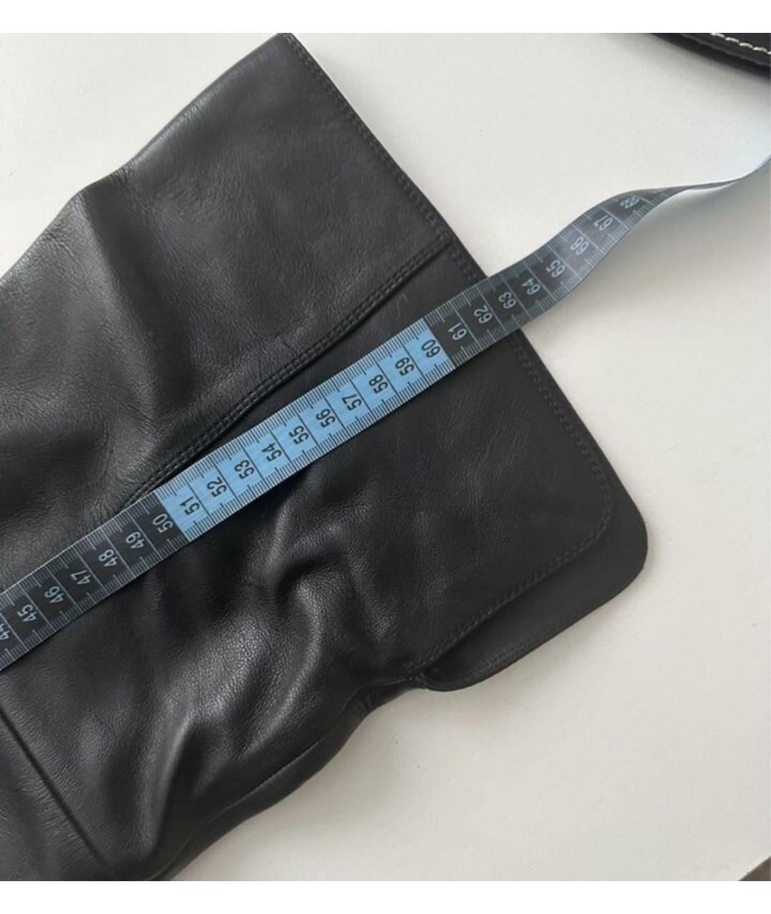 GIANVITO ROSSI Черные кожаные ботфорты, фото 5