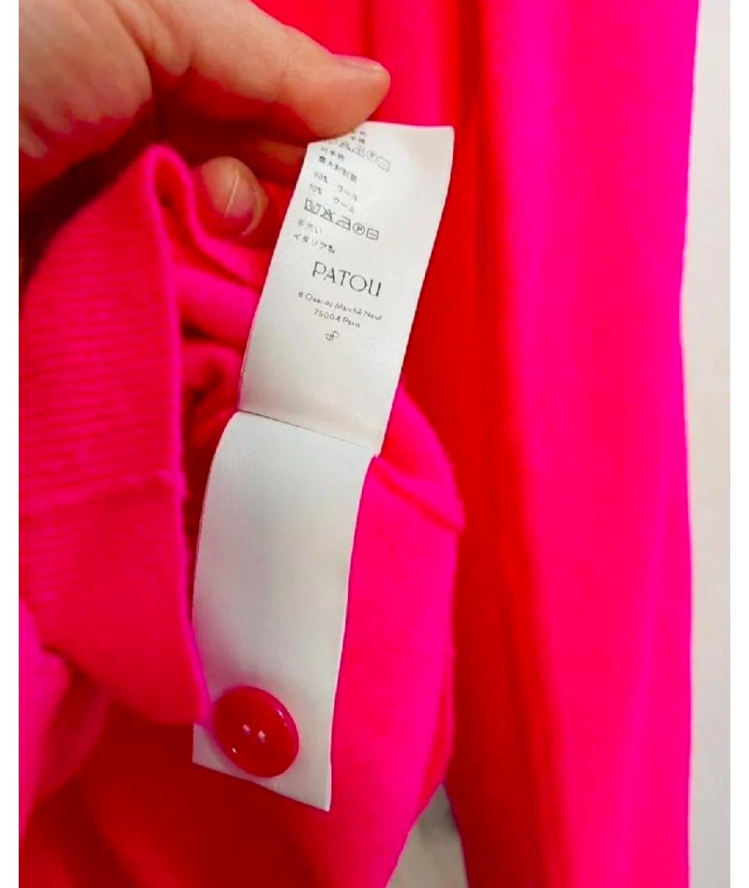 PATOU Розовый кашемировый кардиган, фото 4