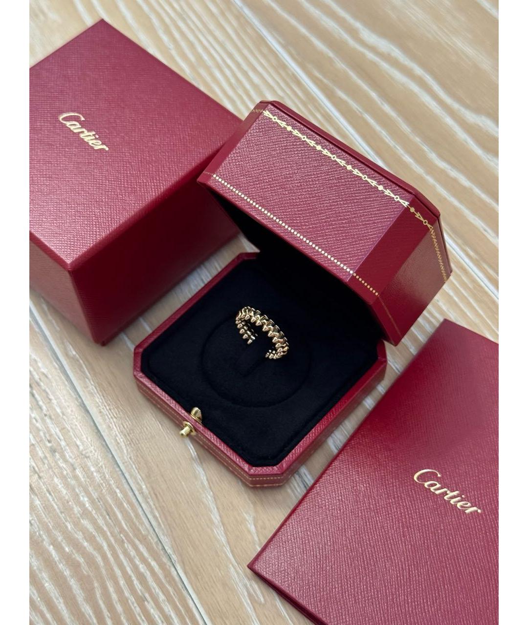 CARTIER Желтое кольцо из розового золота, фото 8