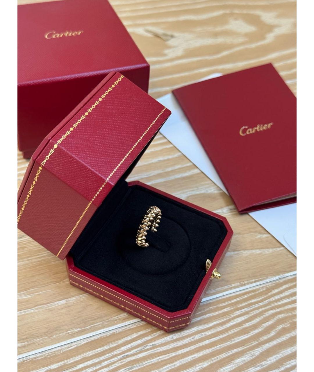 CARTIER Желтое кольцо из розового золота, фото 2