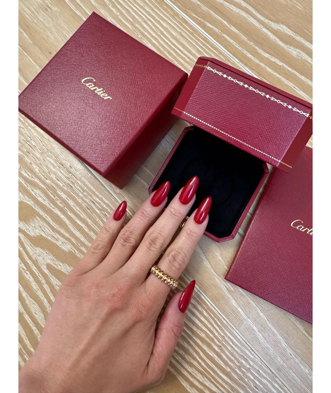 CARTIER Желтое кольцо из розового золота, фото 5