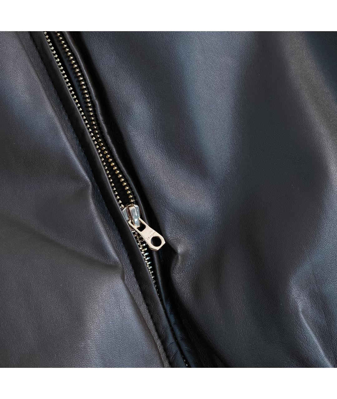 SANDRO Коричневая кожаная куртка, фото 4