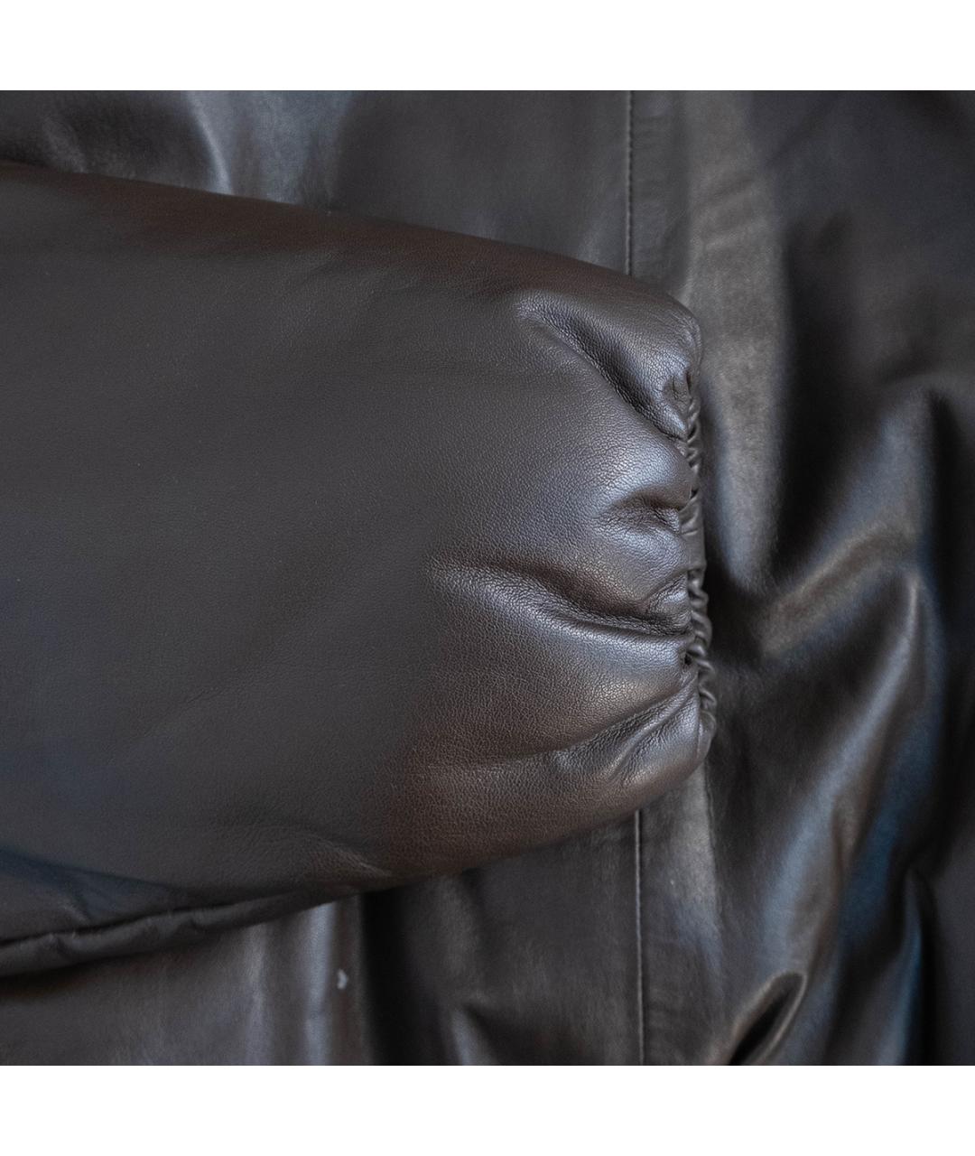 SANDRO Коричневая кожаная куртка, фото 5