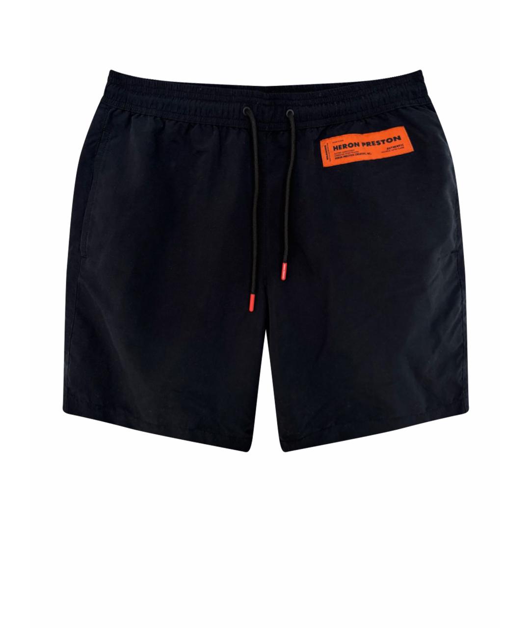 HERON PRESTON Черные шорты, фото 1