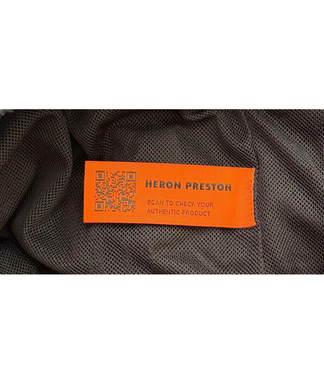 HERON PRESTON Черные шорты, фото 3