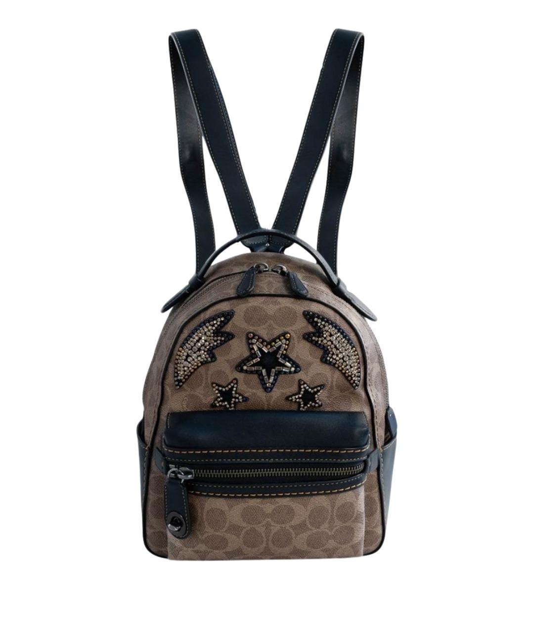 COACH Коричневый рюкзак, фото 1