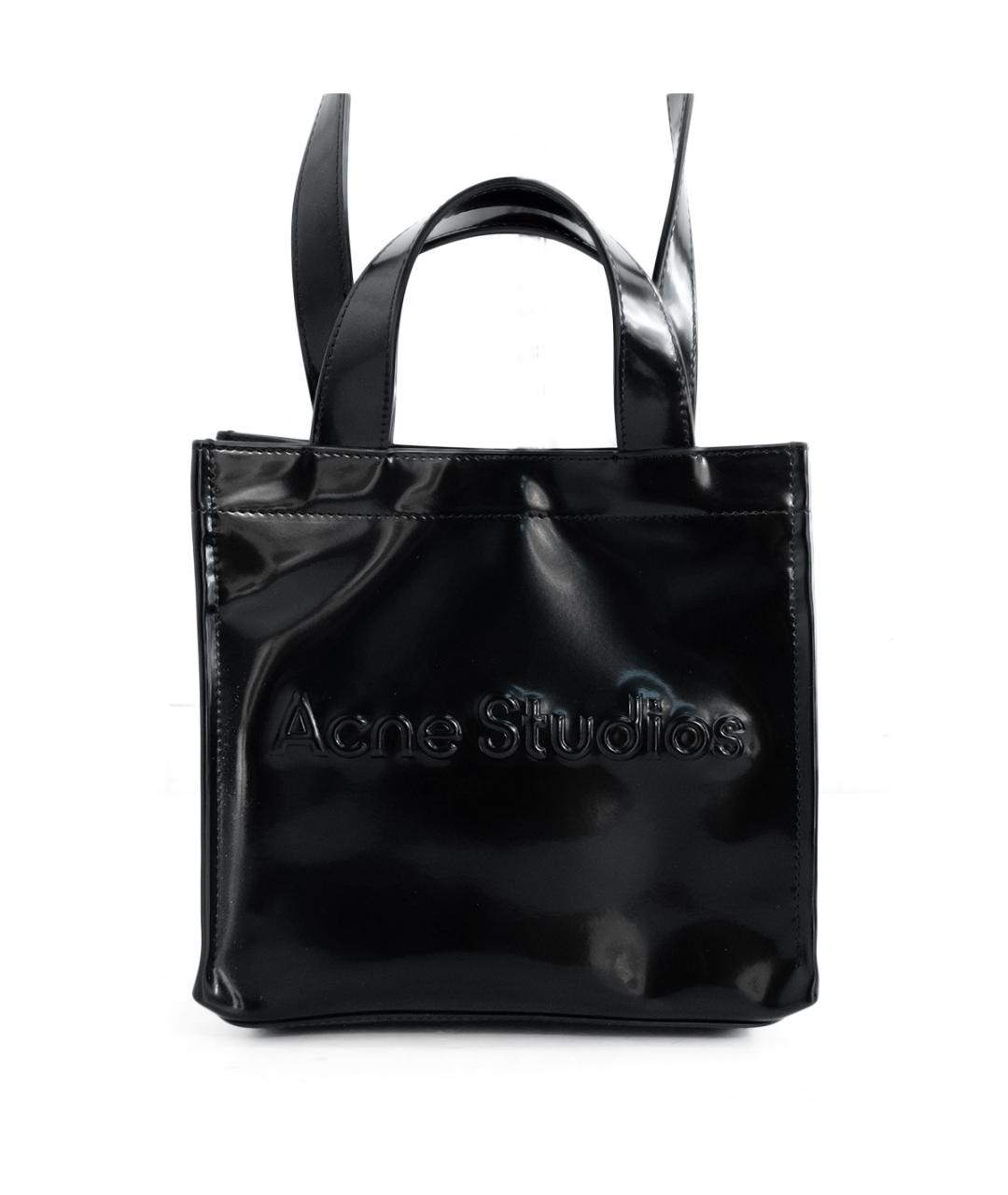 ACNE STUDIOS Черная сумка с короткими ручками, фото 6