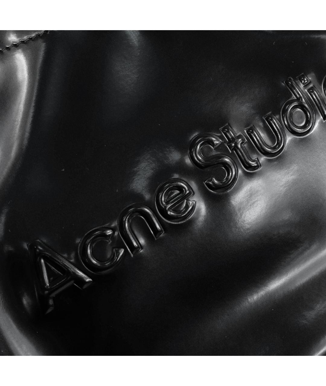 ACNE STUDIOS Черная сумка с короткими ручками, фото 4