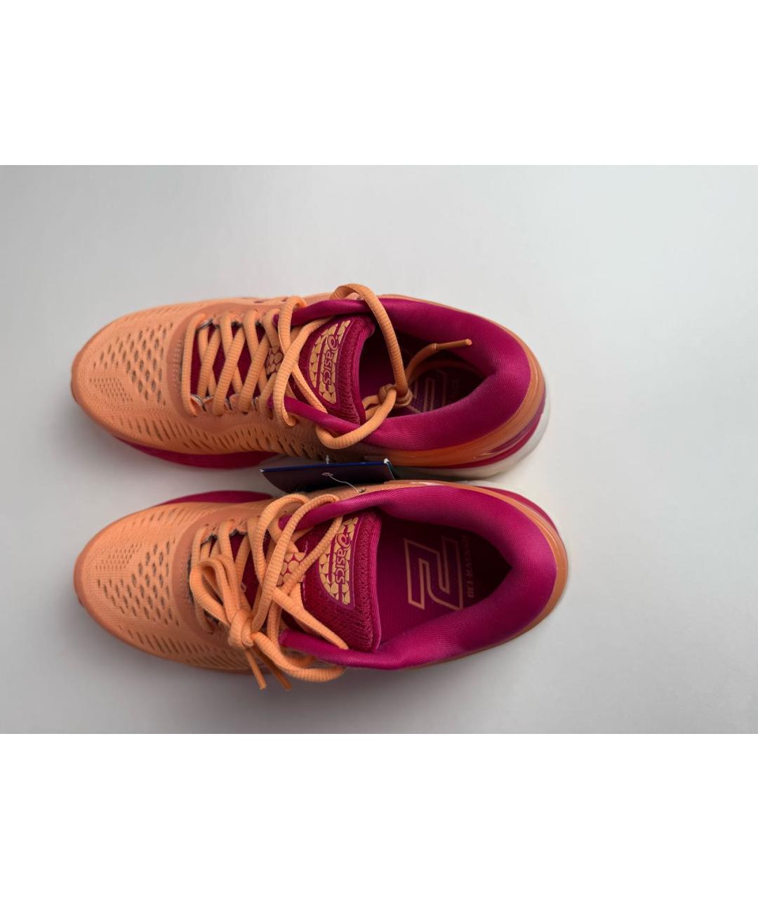 ASICS Оранжевое текстильные кроссовки, фото 3