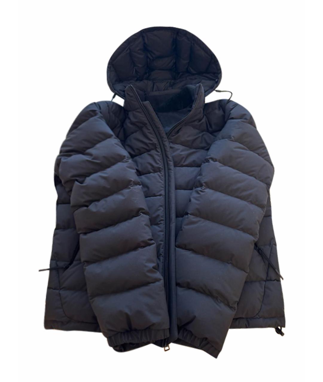 ZZEGNA Черный полиэстеровый пуховик, фото 1